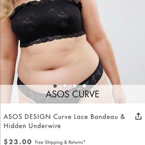 ASOS Curve Lace Bandeau- 40F